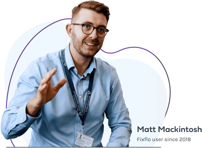 Picture of Matt Mackintosh, a Fixflo block management software user since 2018