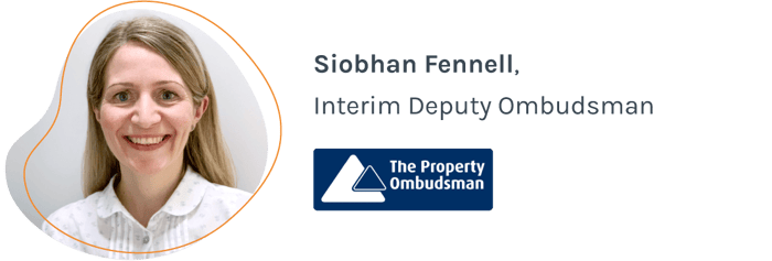 Siobhan Fennell, Interim Deputy Ombudsman, The Property Ombudsman