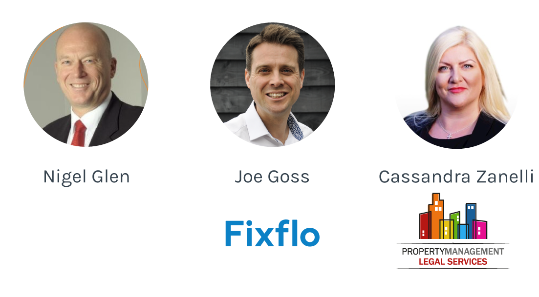 Webinar Speakers Nigel Glen, Joe Goss and Cassandra Zanelli