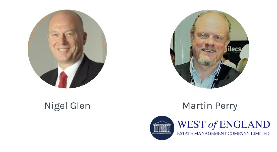 Speakers Nigel Glen and Martin Perry