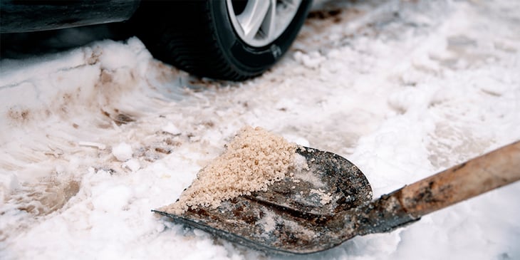 Making communal areas safe for bad weather