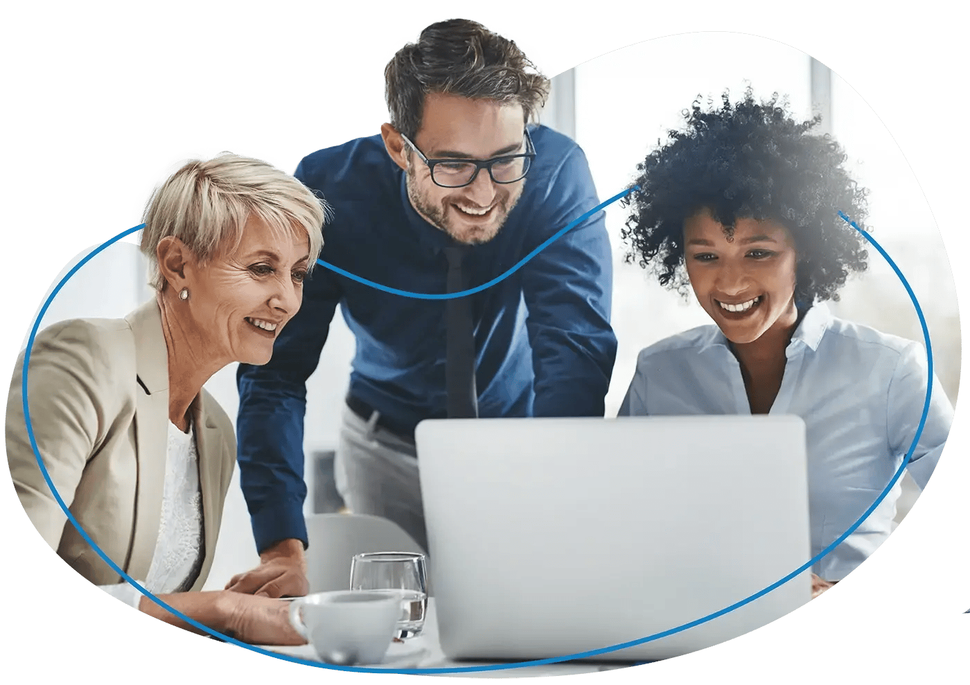 A group of property managers getting training on Fixflo software A group of property managers getting training on Fixflo software