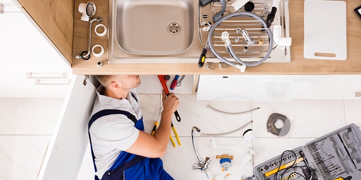 Repairing sink