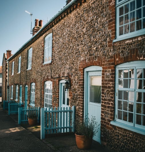 old style english townhouse