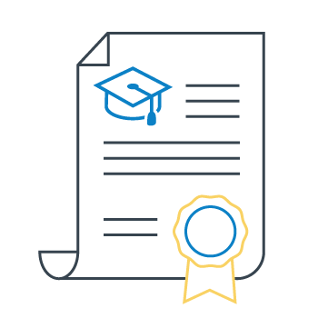 Illustrative Icon_Academy Certificate
