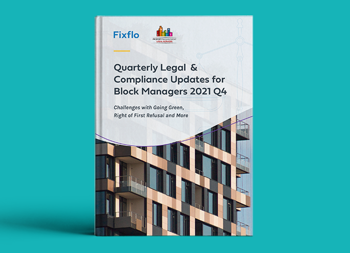 Quarterly Legal & Compliance Updates for Block Managers 2021 Q4