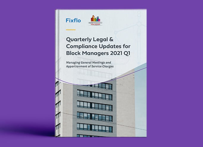 Quarterly Legal & Compliance Updates for Block Managers 2021 Q1