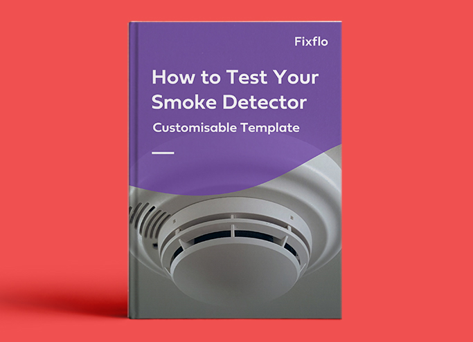 How to Test Your Smoke Detector - Customisable Template